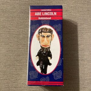 Washington Nationals 2007 Racing Presidents Abe Lincoln Bobblehead